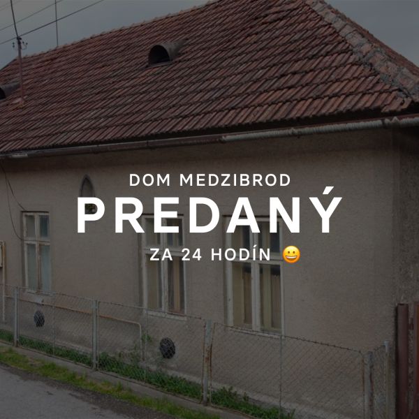 Ako predať starší rodinný dom za 24 hodín?
